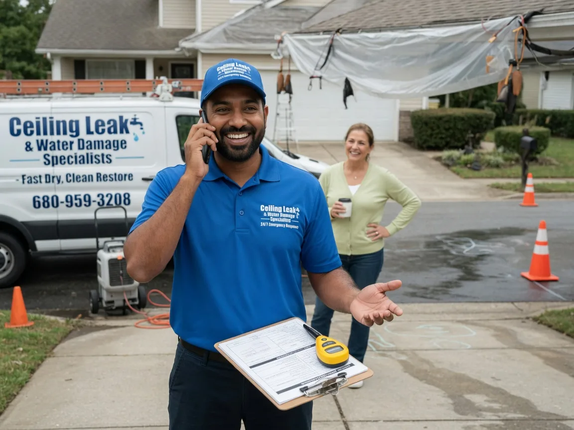 Ceiling Leak Cleanup Concordia, MO FAQs